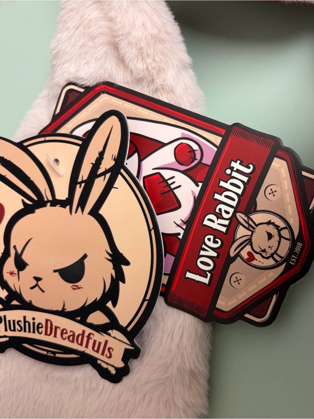 Plushie Dreadfuls Love Rabbit Plush Rabbit - Picture 3 of 4